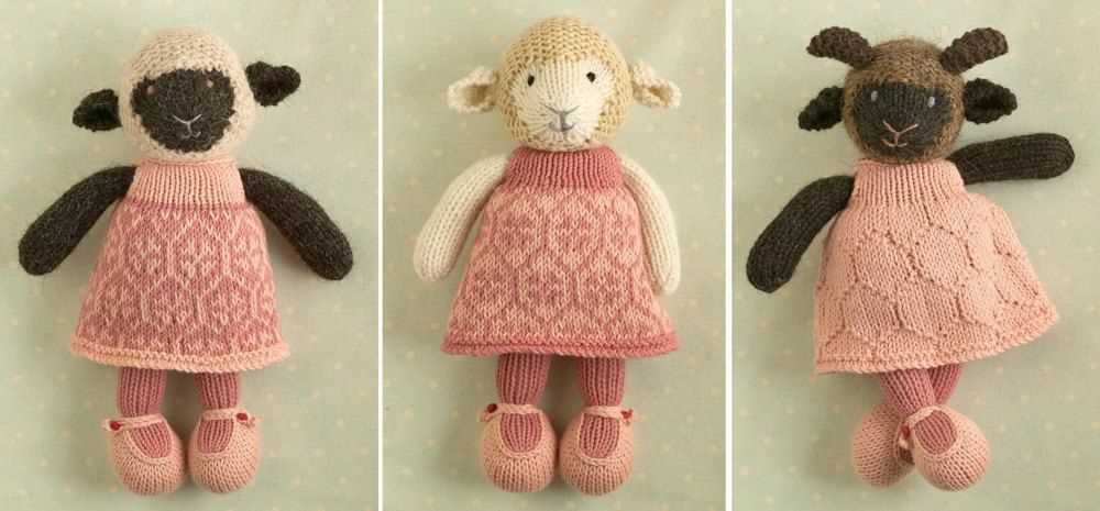 Knitted lamb pattern free