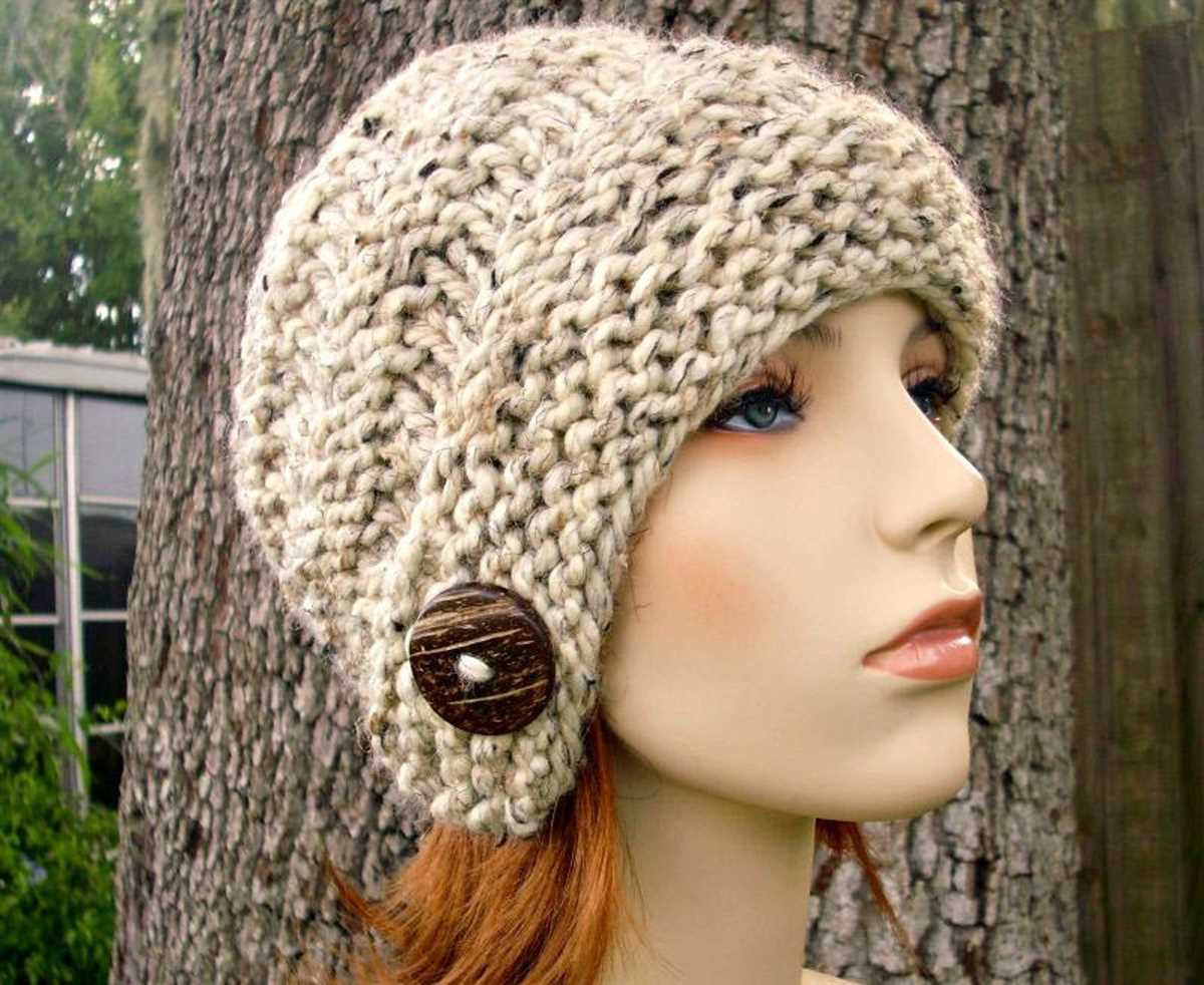 Cloche hat knitting pattern