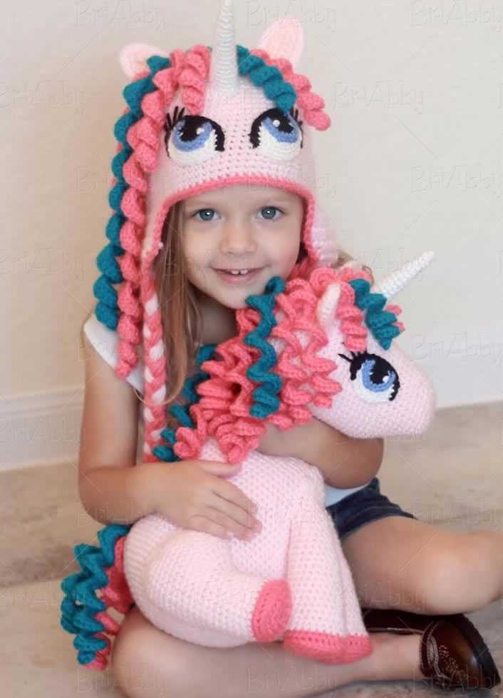 Unicorn hat knitting pattern