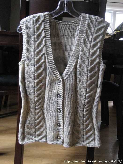 Vest knitting pattern free