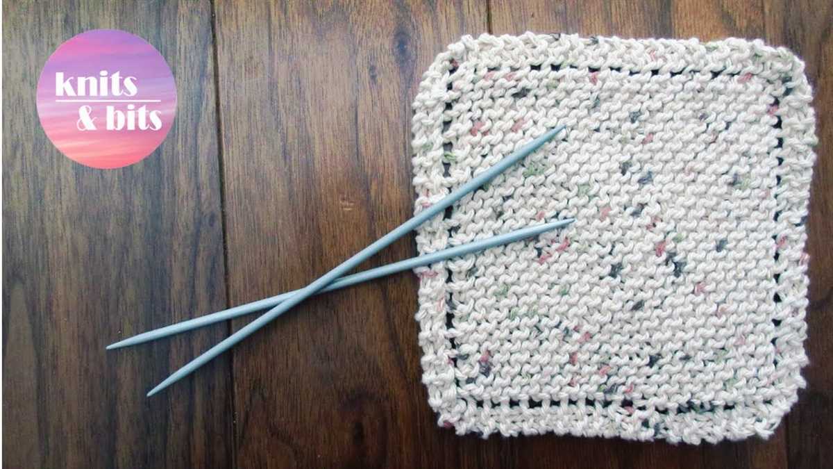 Knit dishrag pattern