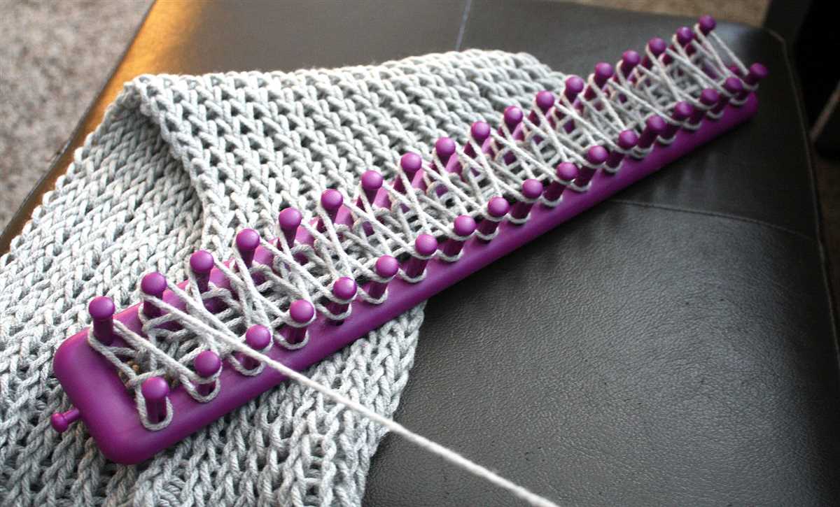 Convert knitting pattern to loom