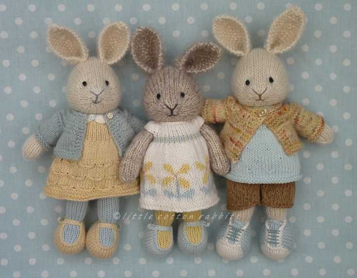 Cotton rabbits knitting patterns