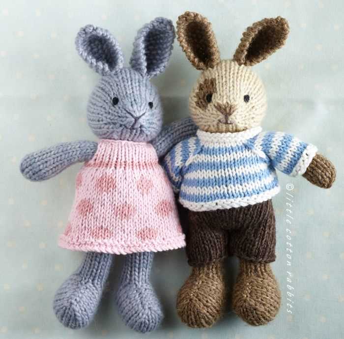 Cotton rabbits knitting patterns