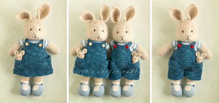 Cotton rabbits knitting patterns