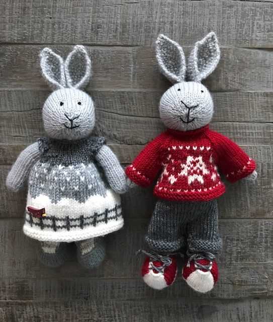 Cotton rabbits knitting patterns