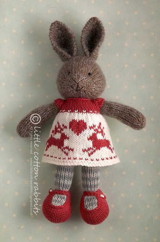 Cotton rabbits knitting patterns