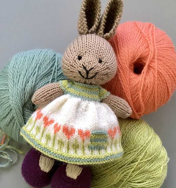 Cotton rabbits knitting patterns