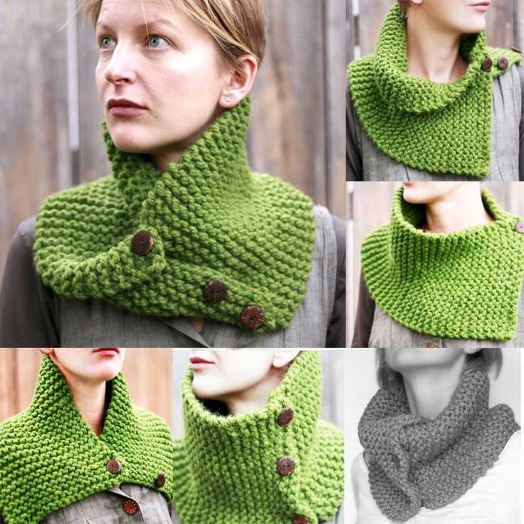 Cowl neck warmer knit free patterns