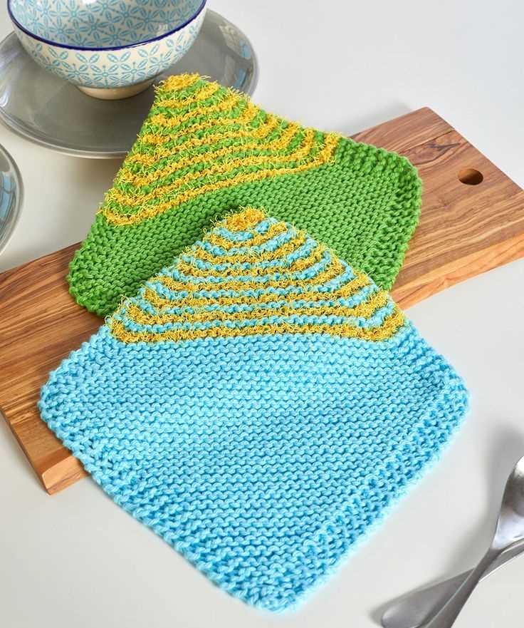 Easy knit dish cloth pattern