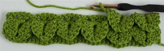 Crocodile stitch knitting pattern