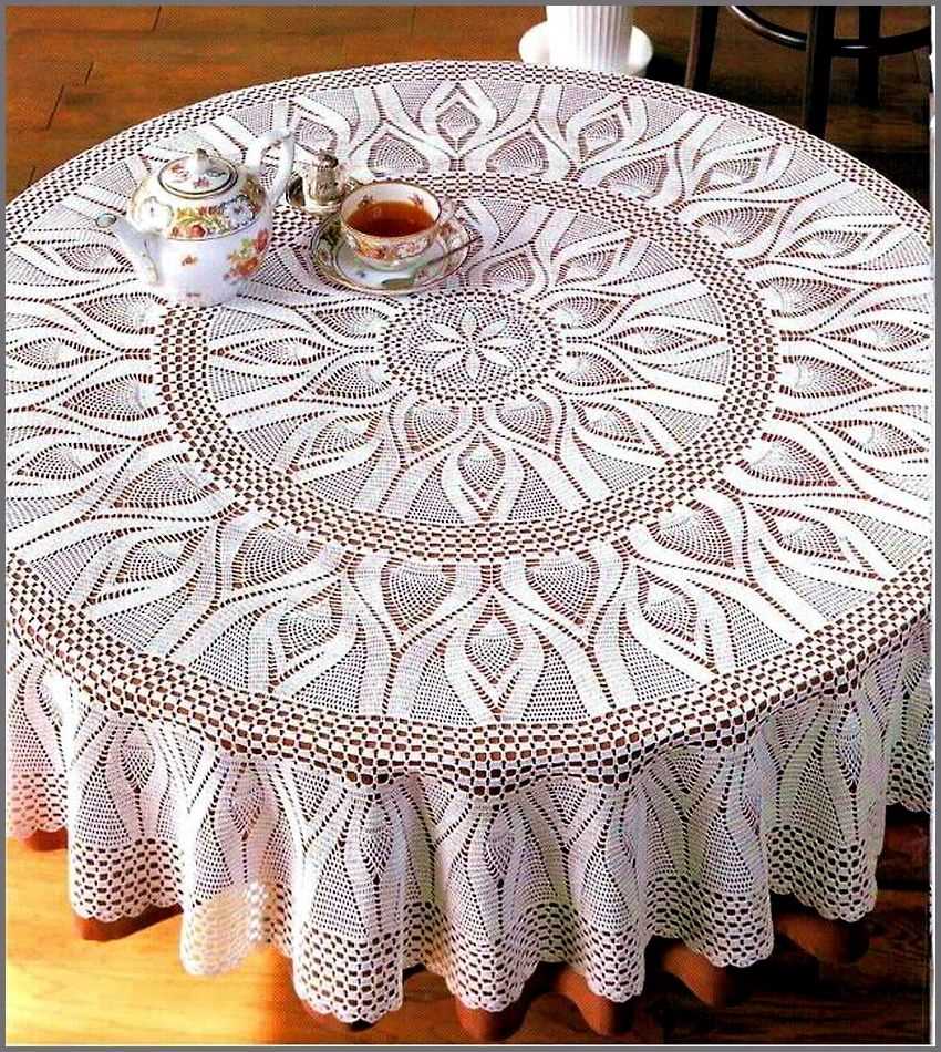 Knitting tablecloth pattern