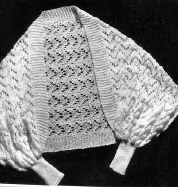 Shoulderette knitting pattern free