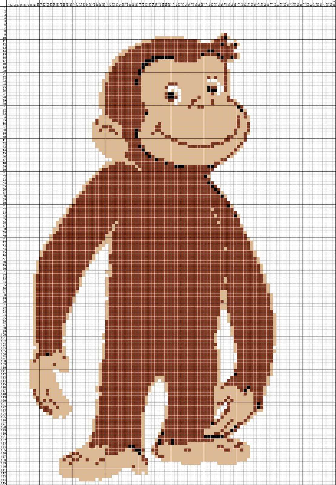 Curious george knitting pattern