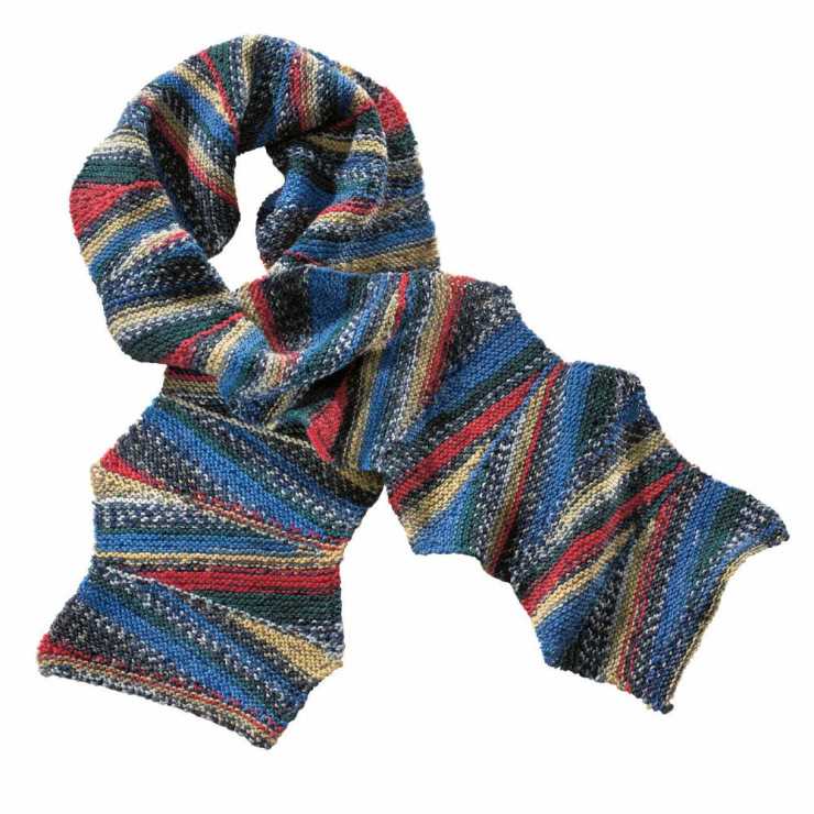 Curly knitted scarf patterns