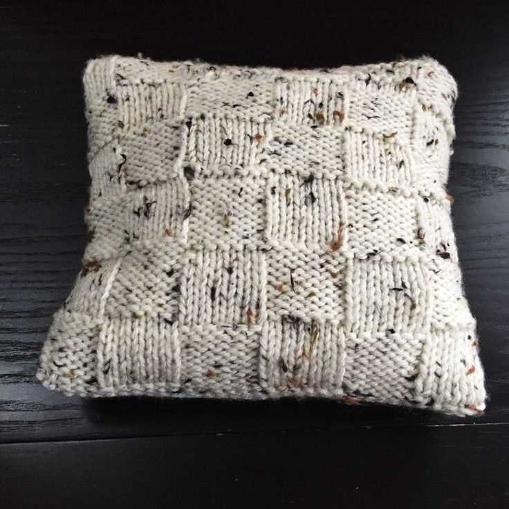 Cushion cover knitting pattern