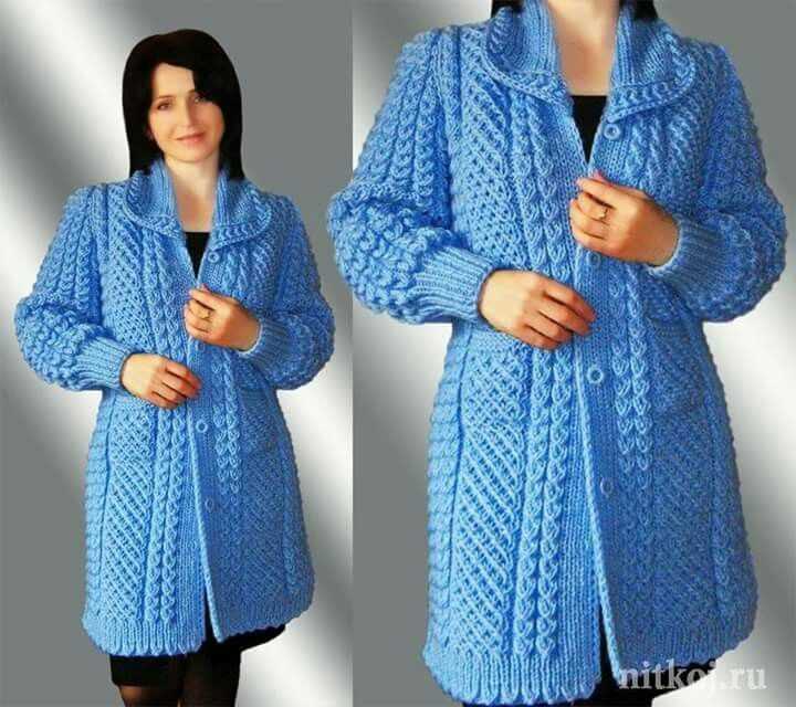 Free knit coat patterns