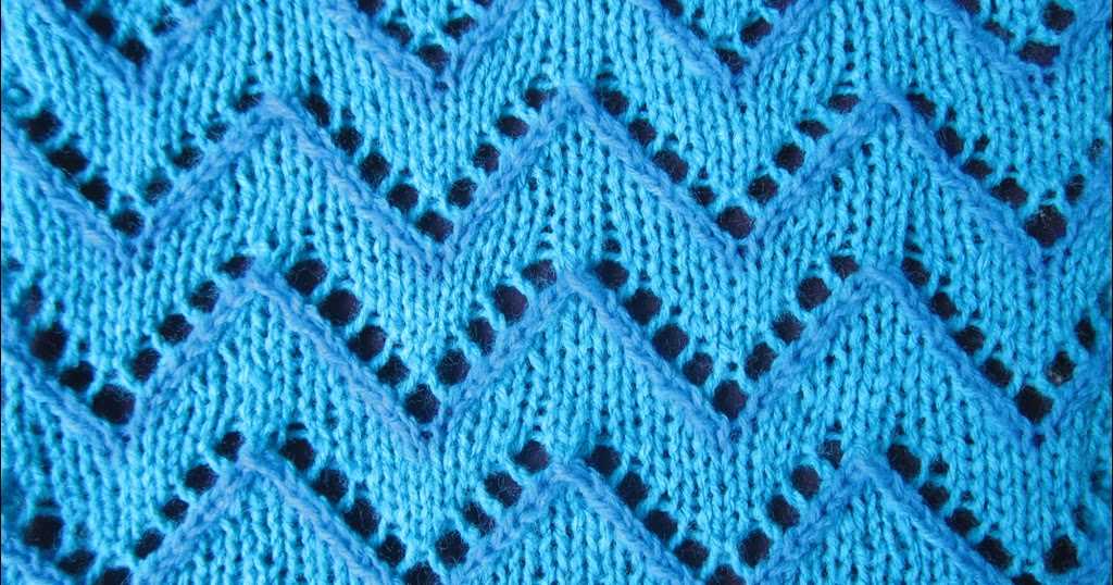 10 stitch zigzag knitting pattern