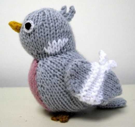 Free pigeon knitting pattern