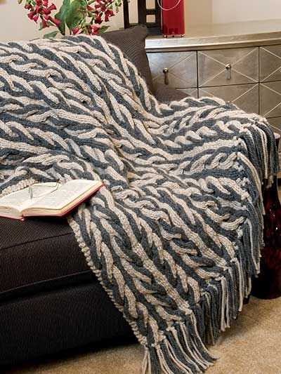 Knitted blankets and throws patterns