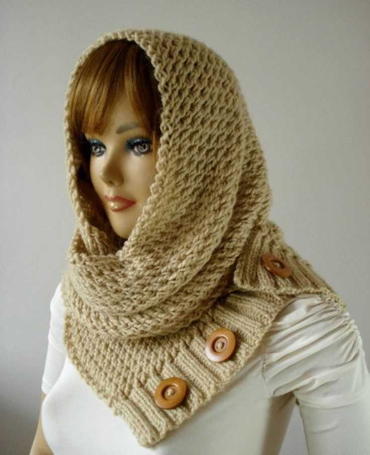 Hood knitting pattern