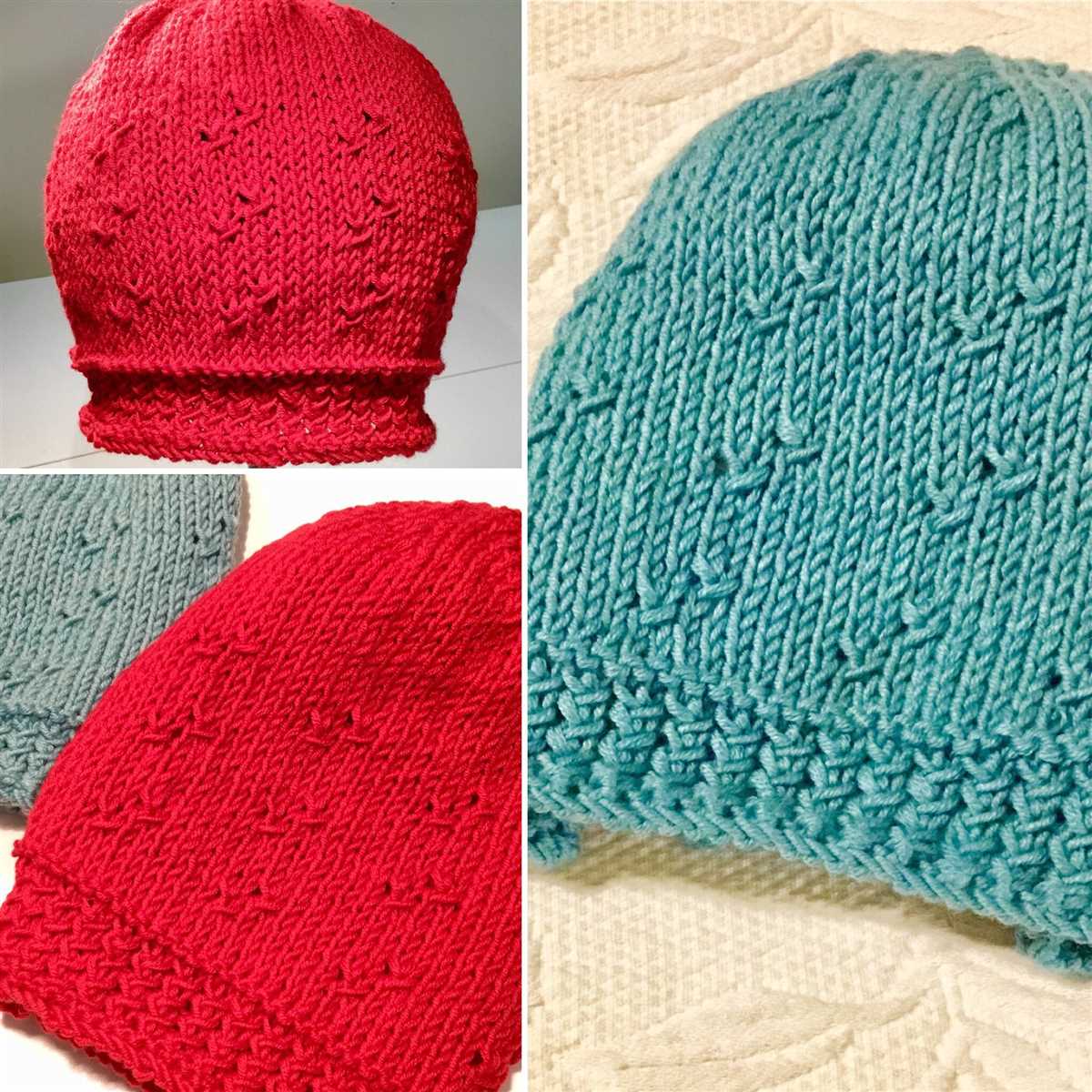 Easy knit beanie pattern