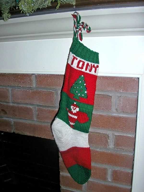 Knitting christmas stocking pattern