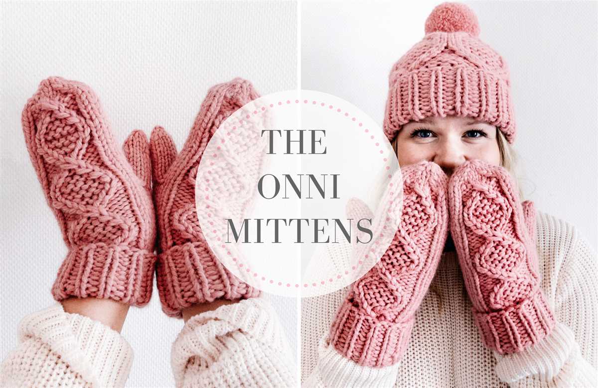 Knitting patterns mittens adults