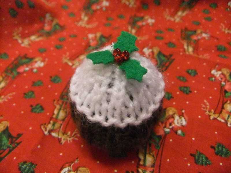 Knitting pattern christmas pudding