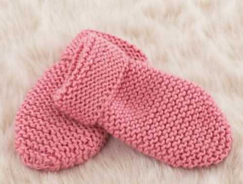 Preemie booties knitting pattern