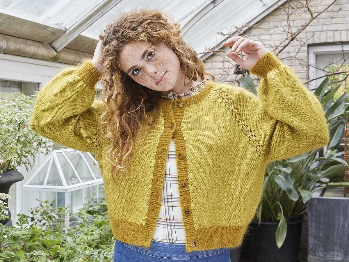 Cropped cardigan knitting pattern free