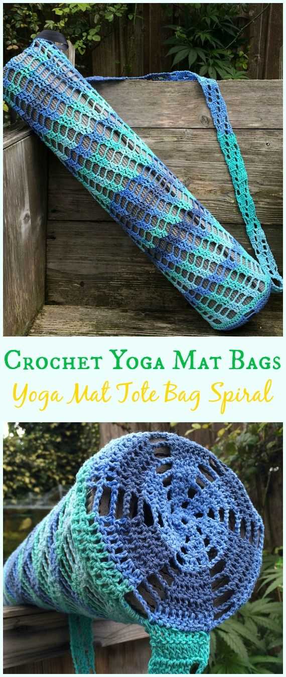 Knit yoga mat bag pattern free