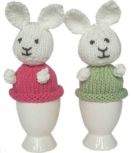 Knitting pattern for easter bunny egg cosy