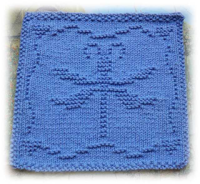 Prayer square knitting pattern