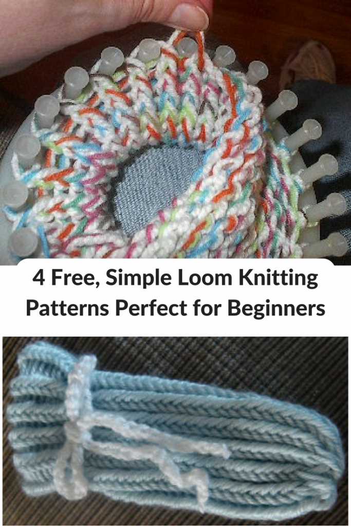 Straight loom knitting patterns for beginners