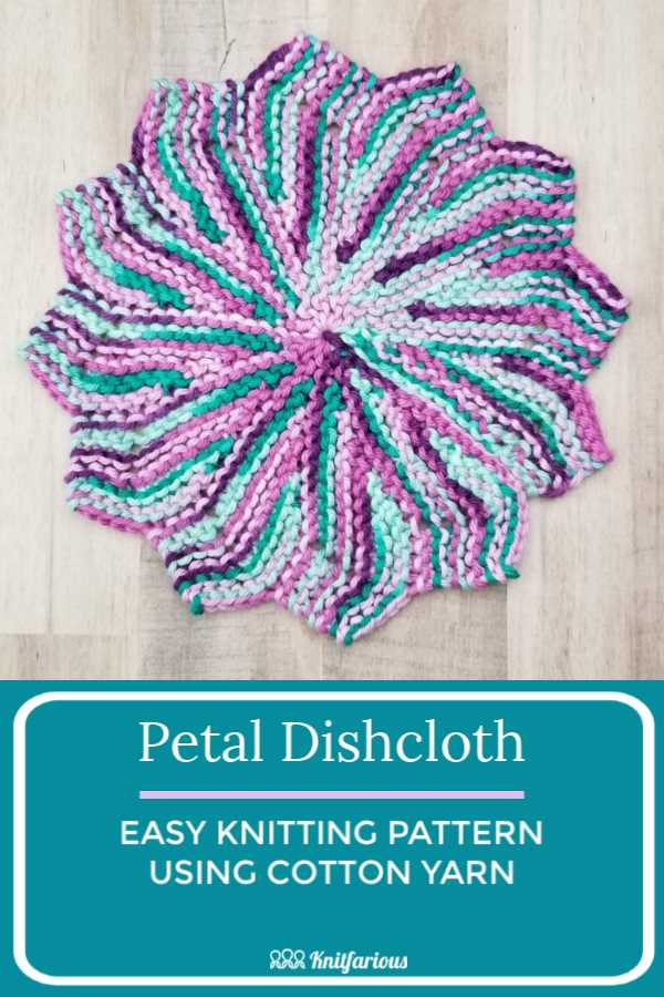 Dishcloth pattern knit easy