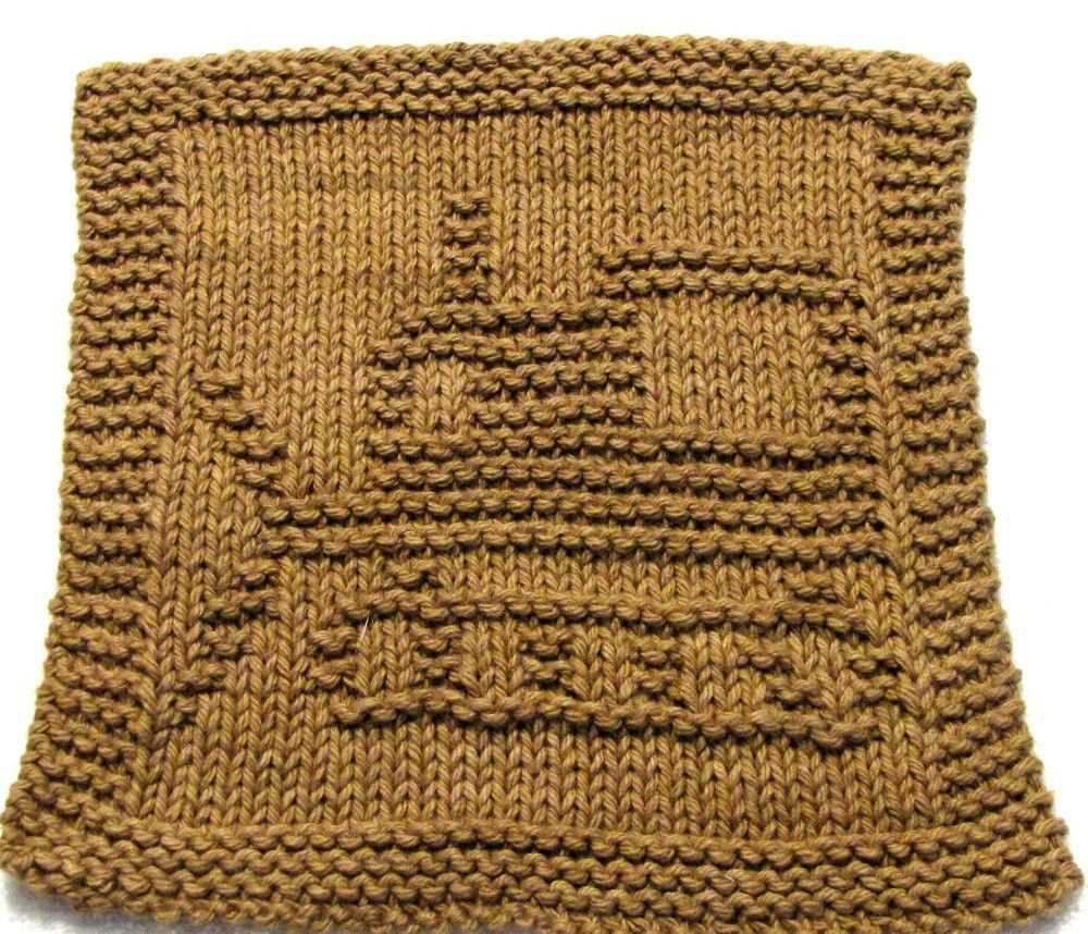 Dishcloth knitting pattern size 8 needles