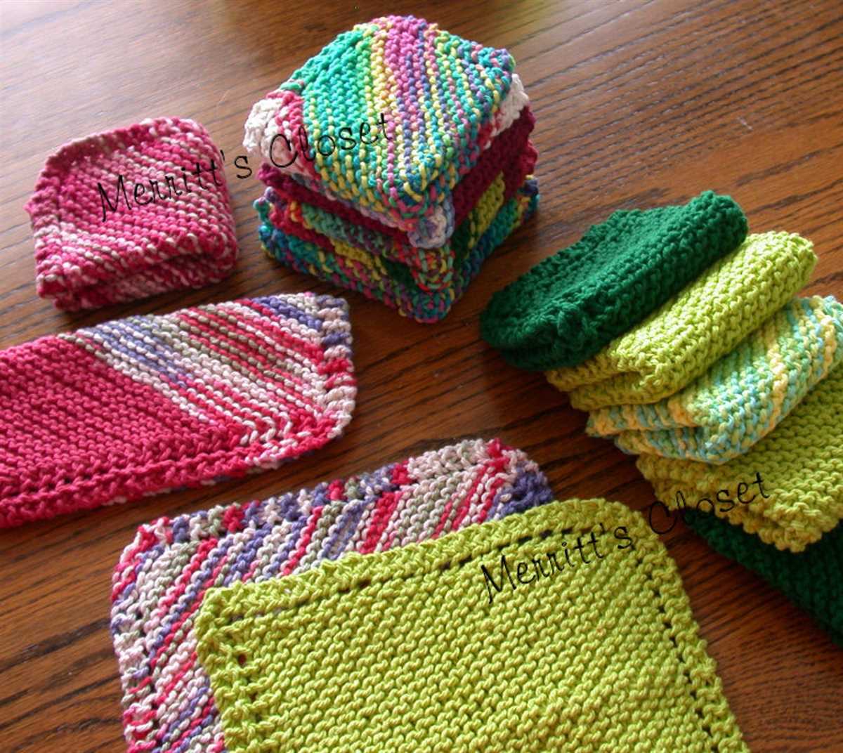 Dishcloth pattern knit easy