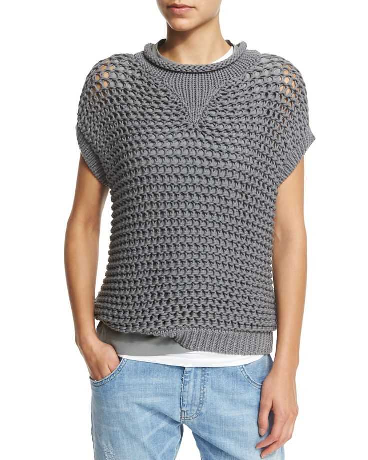 Distressed knitting pattern