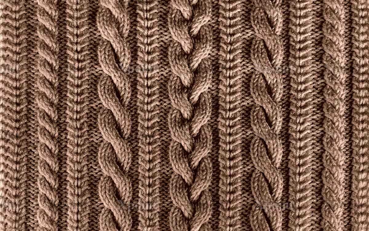 Distressed knitting pattern