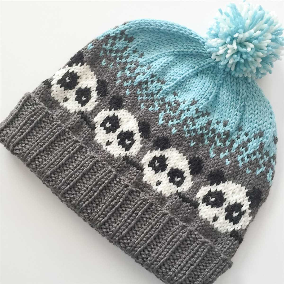 Dk hat knitting pattern