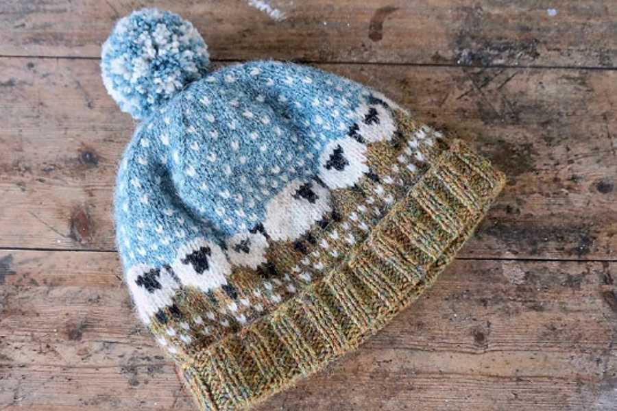 Sheep hat knitting pattern free