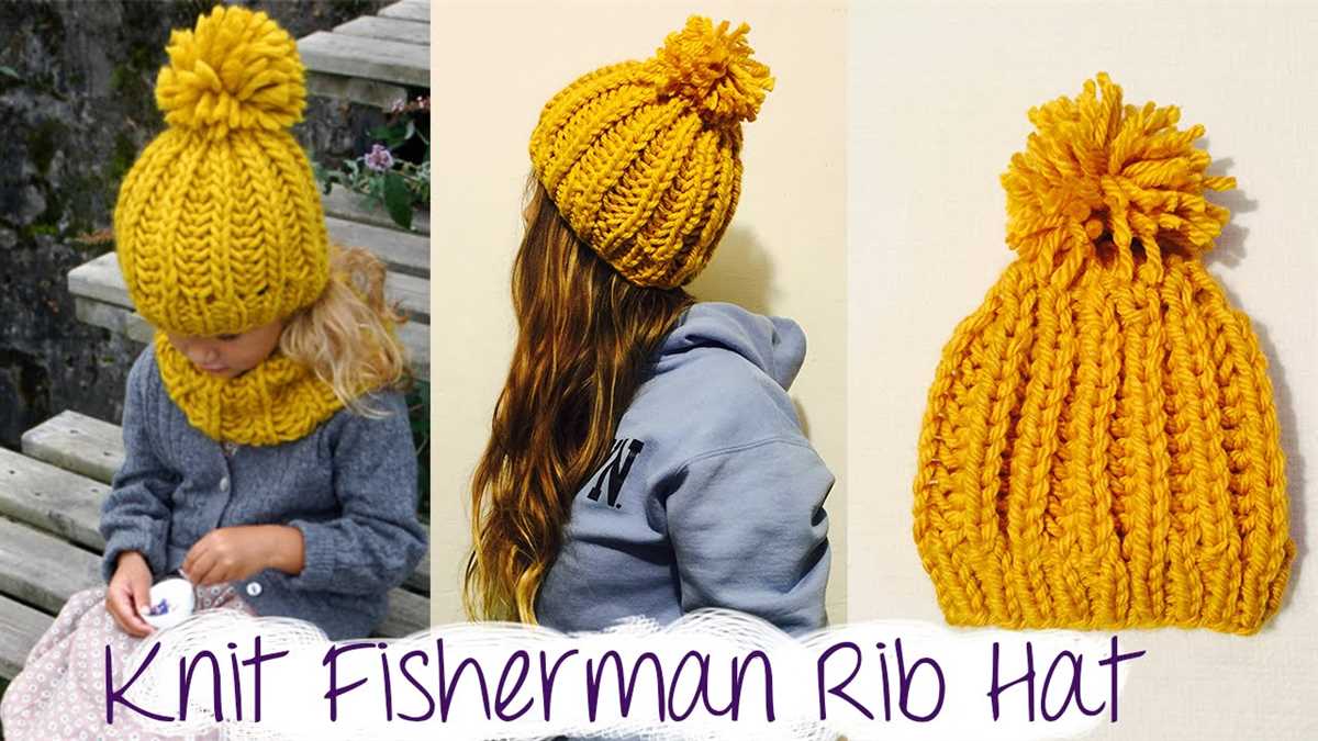 Free chunky knit hat pattern straight needles