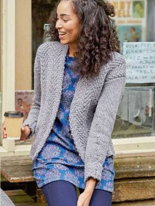 Ladies aran cardigan knitting patterns uk