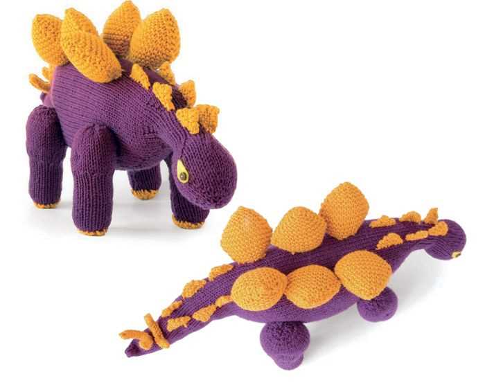 Free knitted dinosaur toy patterns