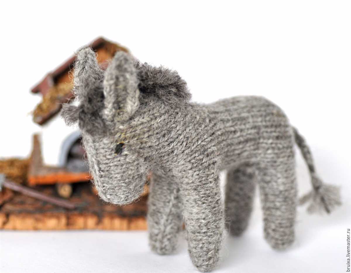 Donkey knitting pattern