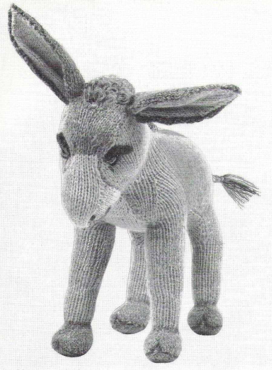 Donkey knitting pattern