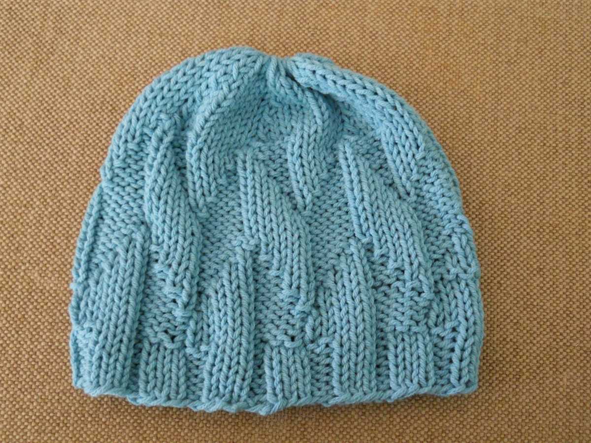 Double knit hat pattern free uk