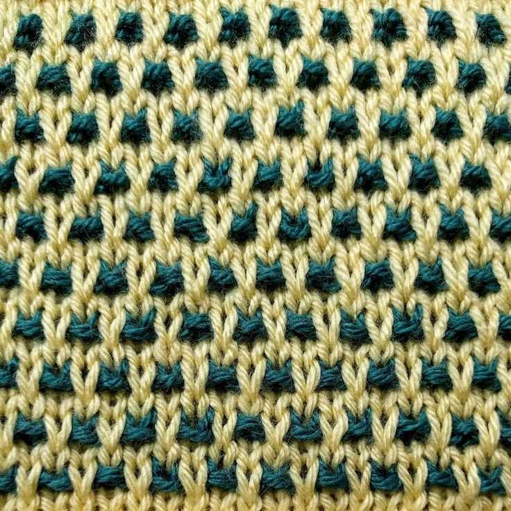 Double tweed knit stitch pattern