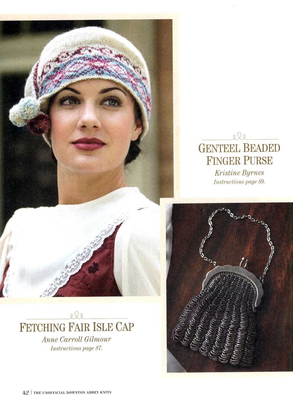 Downton abbey hat knitting pattern